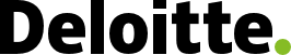 Deloitte logo - black background