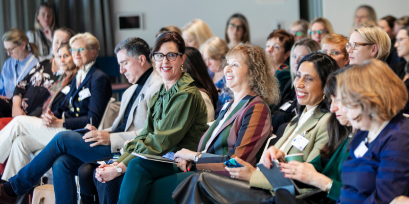 Women leaders in discussion at a CEW event — 2026 Pre-Budget Submission