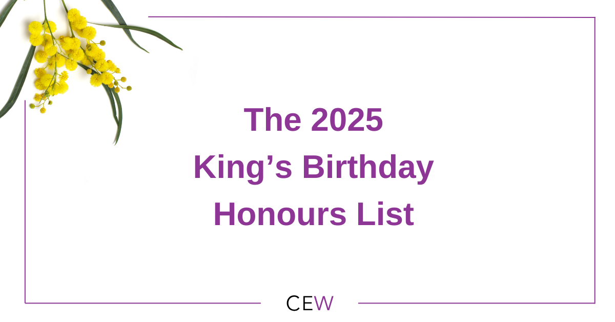 Chief Executive Women celebrates members recognised in King’s Birthday Honours