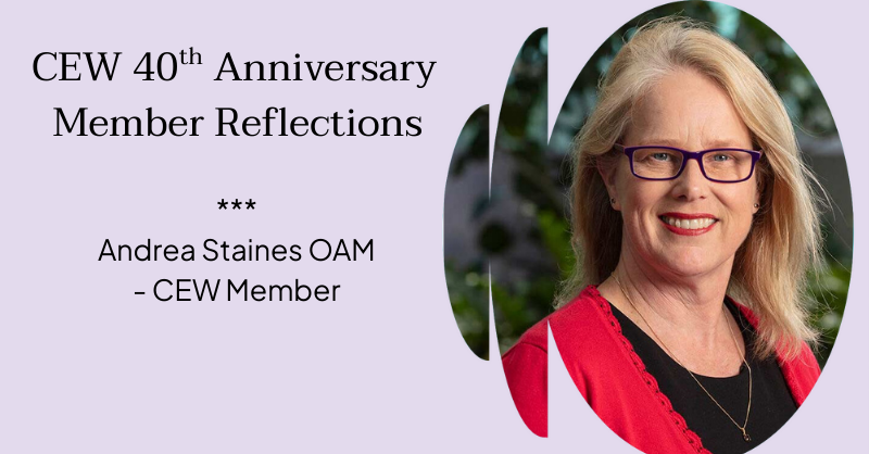 Member Reflections: Andrea Staines OAM