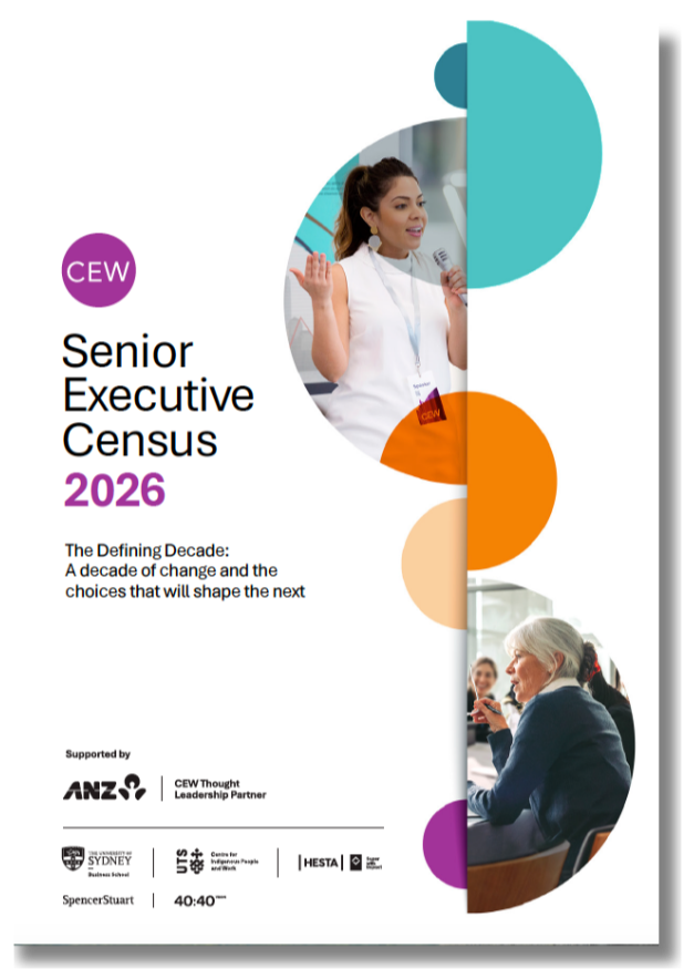 Cover of the 2026 CEW Senior Executive Census