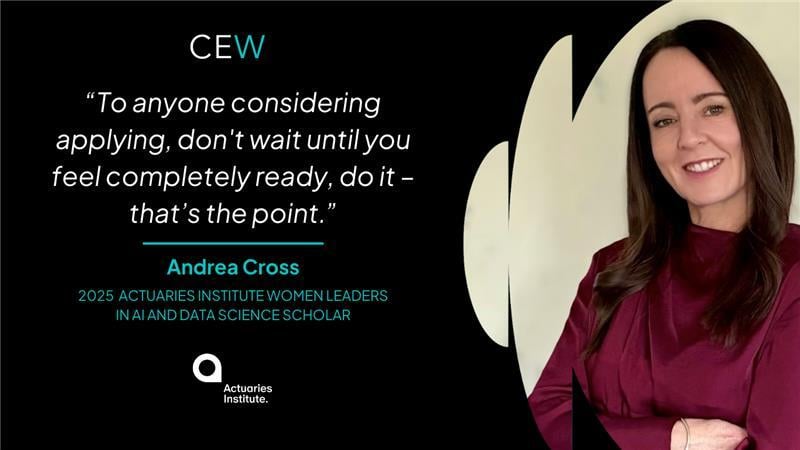 Scholar Reflections: Andrea Cross - Actuaries Institute Women Leaders in AI and Data Science scholar