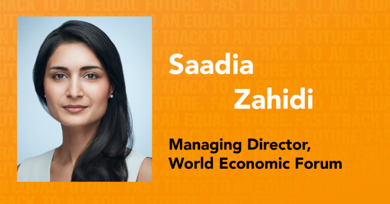 Join global thought leader Saadia Zahidi at the 2023 CEW Leadership Summit